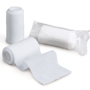 Impact Santé - Rouleau de bandage de gaze non-stérile (4 po) [Paquet de 10]