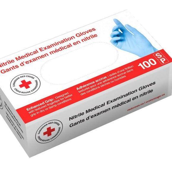 Croix-Rouge - Gant d'examen en nitrile [Boîte de 100]